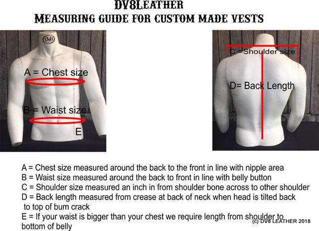 Custom Made Leather Vests - Page 1 - DV8 Leather